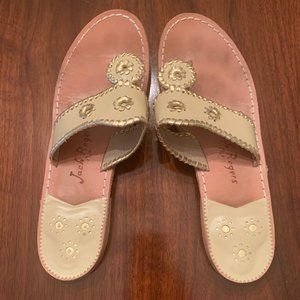 Jack Rogers Flat Sandal - Platnuim